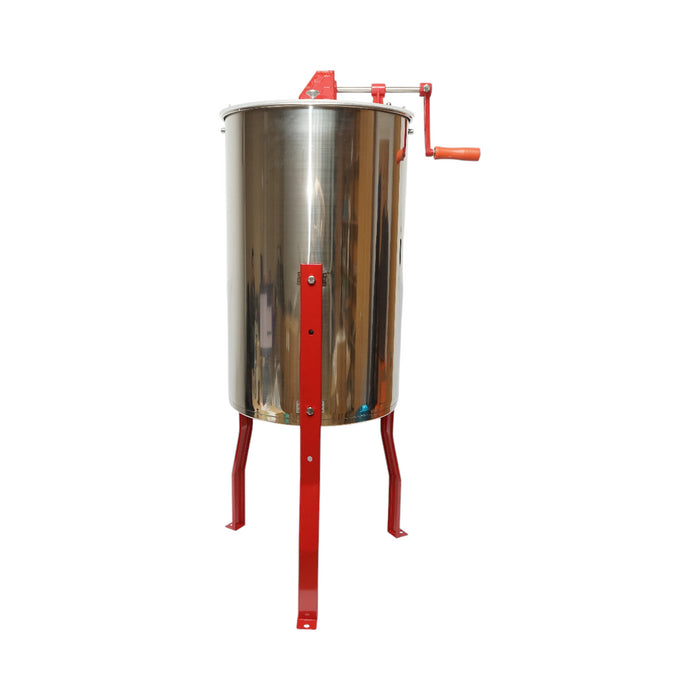 Centrifuga manuale apicola, estrattore di miele in acciaio inox con 3 telai