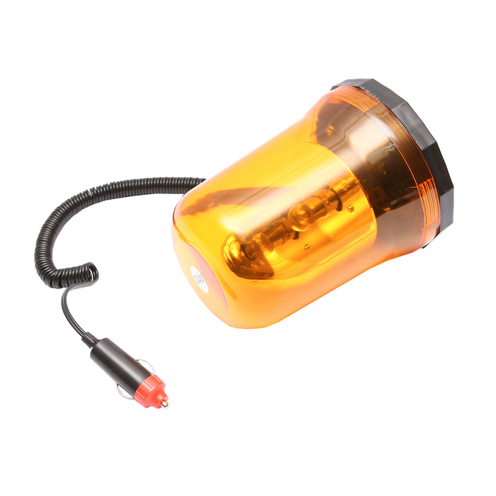 Lampeggiante giallo 24V con base magnetica