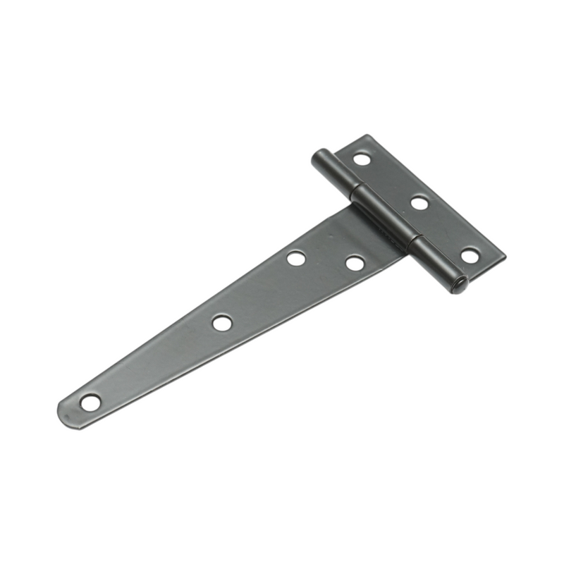 Cerniera a T per cancelli, 70x151 mm, acciaio nero, viti incluse