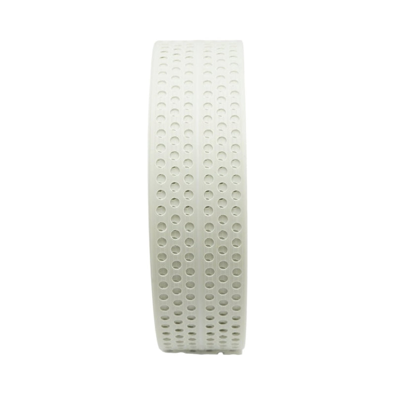 Nastro di protezione angolare autoadesivo HighPower in PVC forato per cartongesso 50 mm x 30 m