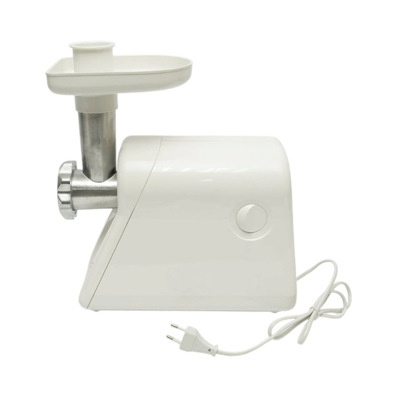 Tritacarne elettrico da 2000 W, 220 V, con lama in acciaio inox, accessorio per insaccati e 2 dischi in acciaio inox (da 5 mm e 7 mm) inclusi.