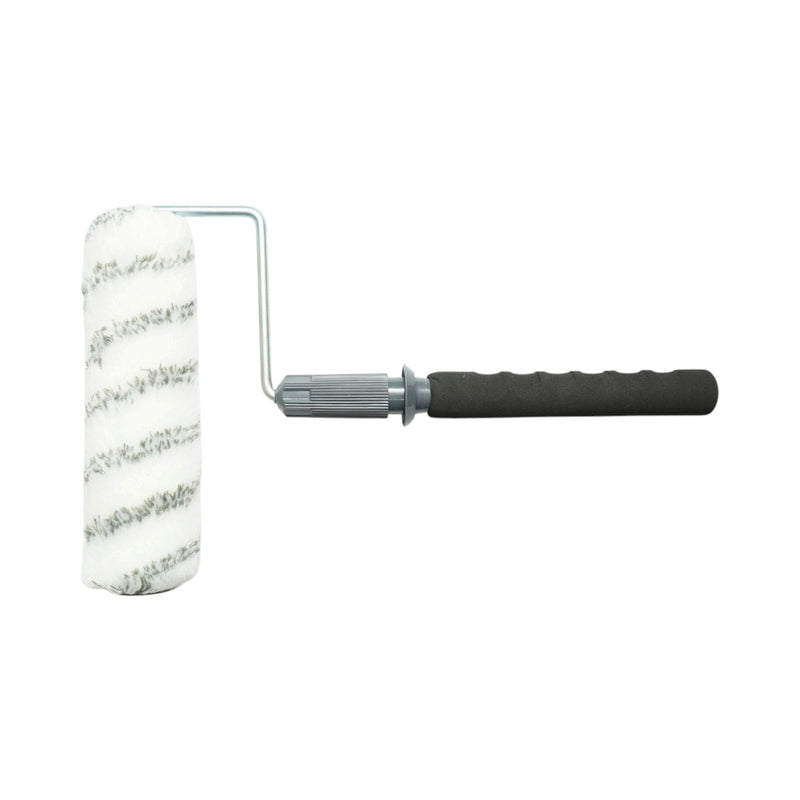 Set con rullo in poliestere (25 cm), manico telescopico (40–80 cm) e griglia in plastica per vaschetta Breckner Germany