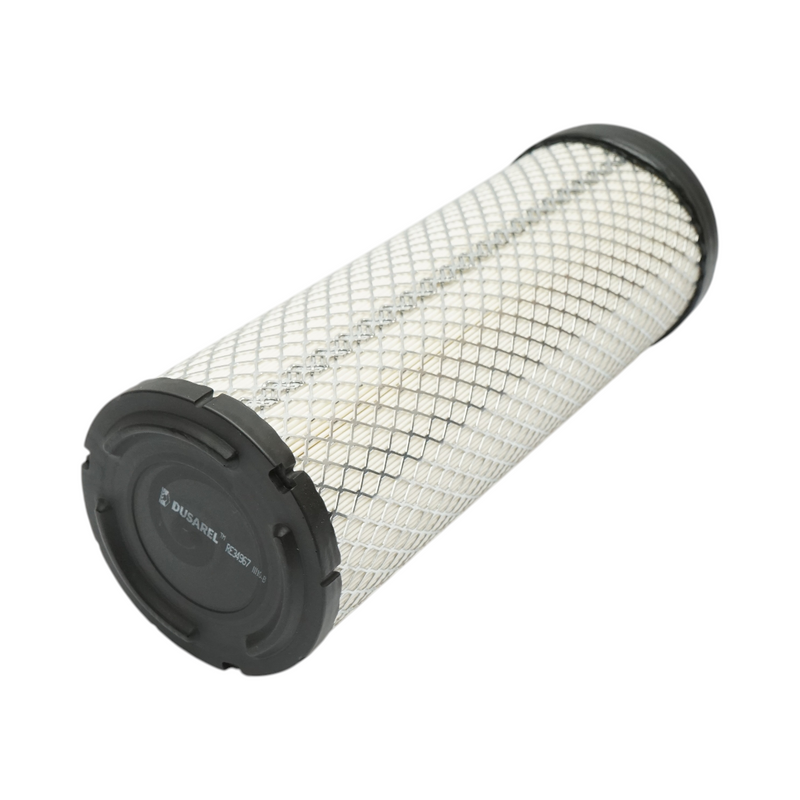 Filtro aria interno John Deere, Mc Cormick, Landini 125x380mm codice OEM RE34967, 701518A1, XA1896, SL5607, SA16029, P785403