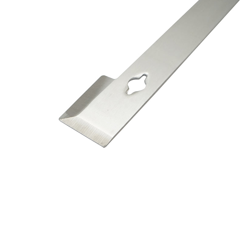 Leva per apicoltura a forma di J in acciaio inox, 285 mm