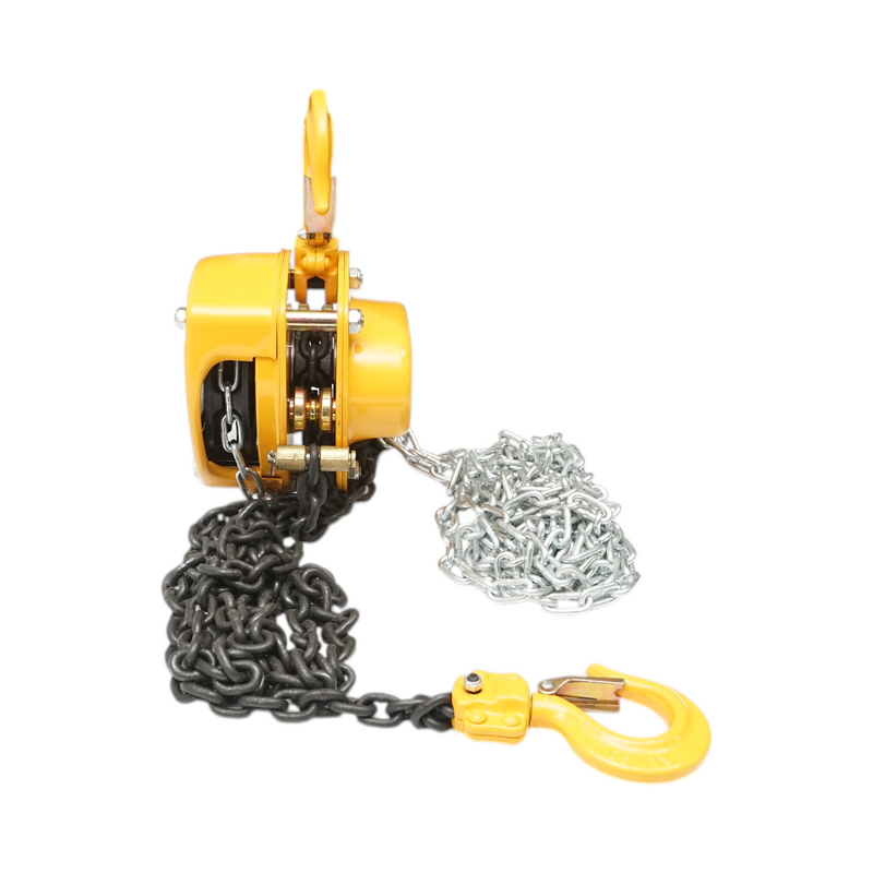 Paranco manuale a catena da 3 m, portata massima 1000 kg, gancio di sicurezza da 1 t Breckner Germany