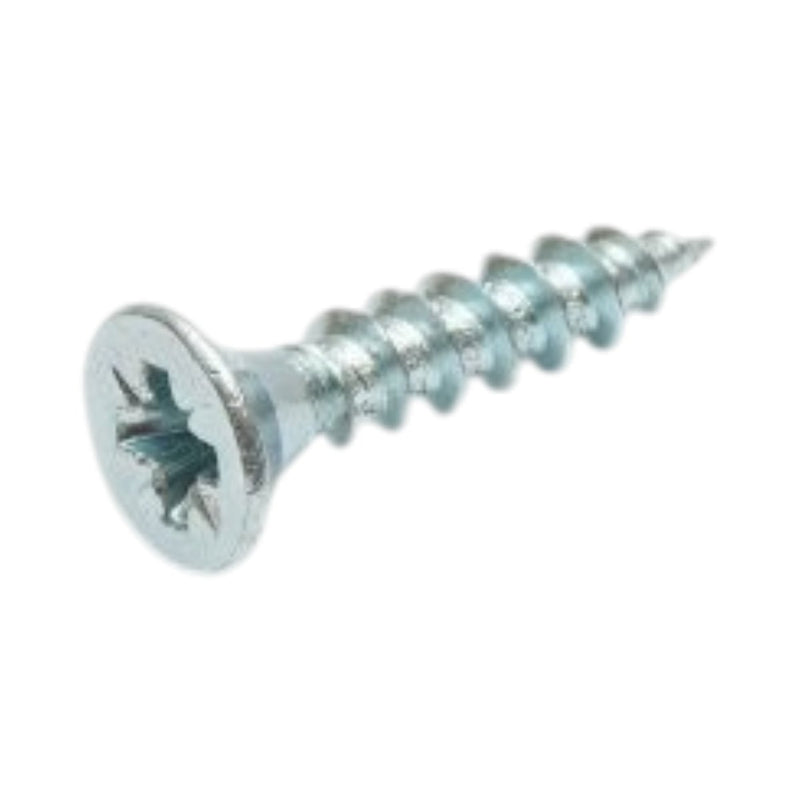 Vite autofilettante per legno 4x20 mm, testa svasata PZ2, acciaio zincato, 1000 pz/scatola
