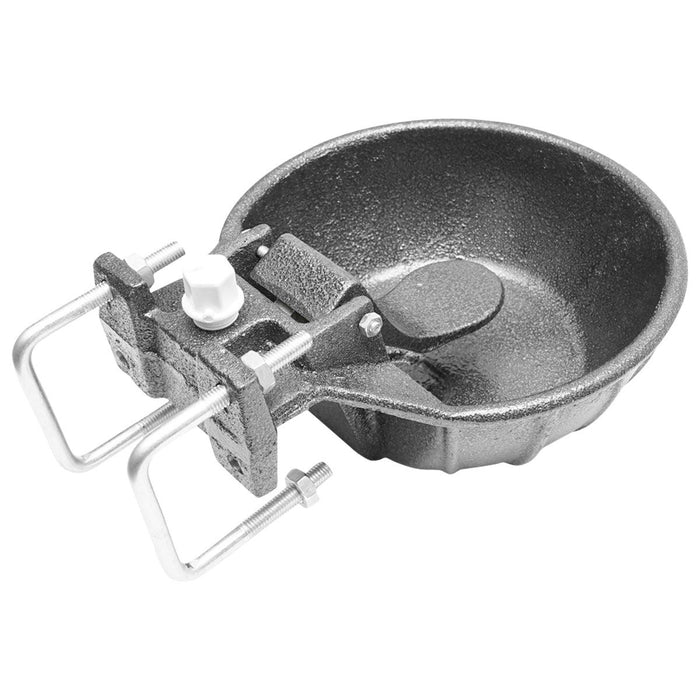Abbeveratoio in ghisa con Paletta a Pressione 2.5L, abbeveratoio Automatico in ghisa per bovini e Cavalli, Abbeveratoio Breckner Germany 6kg