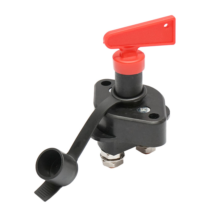 Contatto generale 12/24V connettore in rame M10, chiave in plastica con protezione, distanza di serraggio 65mm Breckner Germany