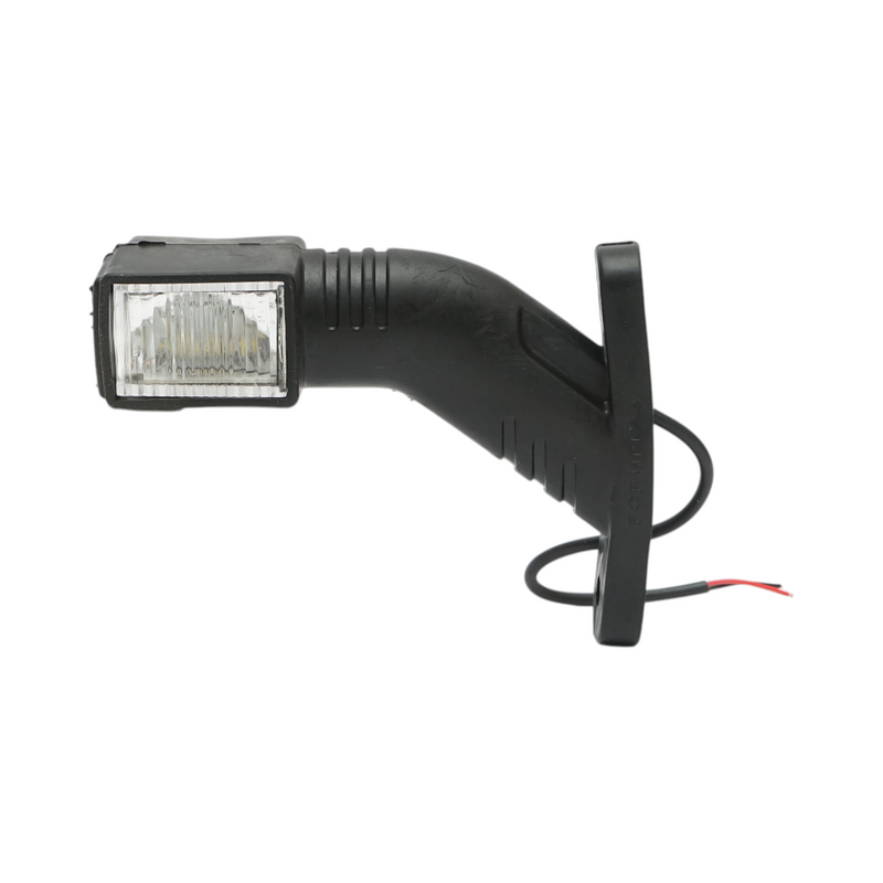 Set di luci di ingombro laterali a LED con braccio, 12V-24V, 3 funzioni (rosso-bianco-giallo), 140 mm Breckner Germany