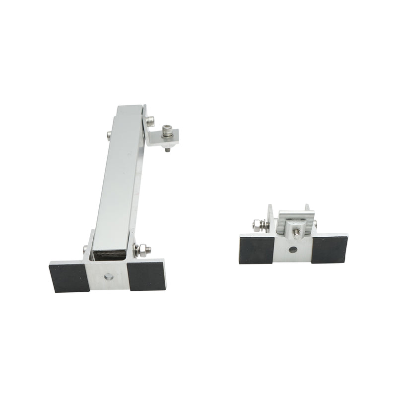 Set di supporti e sistema di montaggio per pannelli solari, inclinazione regolabile (10–15 gradi), Sistema A (20 mm)