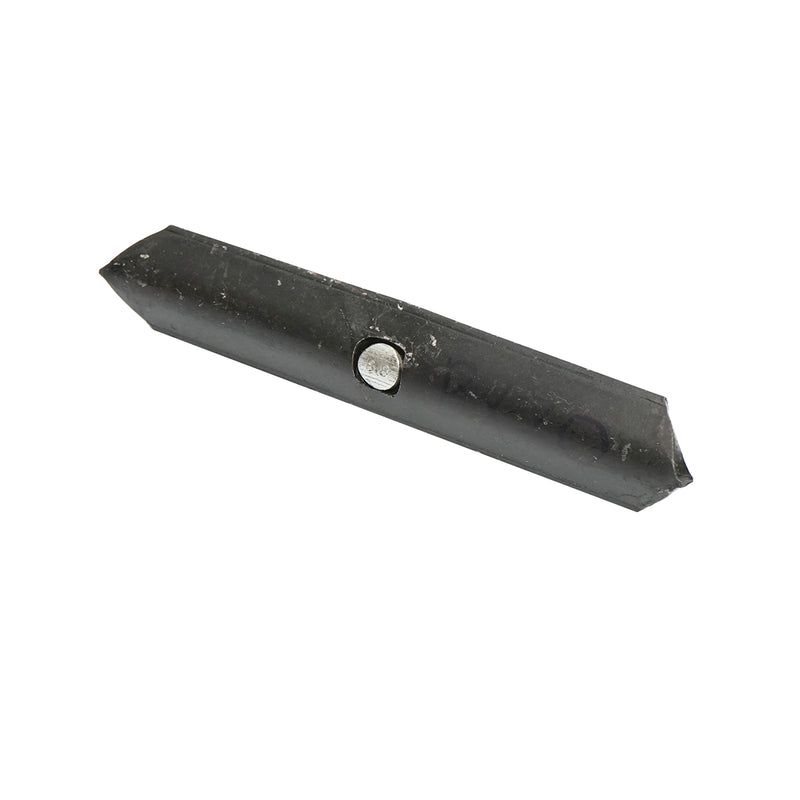 Vomere per coltivatore 215x35x5 mm con bullone e dado