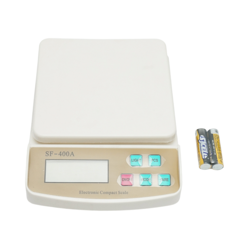 Bilancia da cucina elettronica digitale, portata 10 kg, display LCD, funzione tara