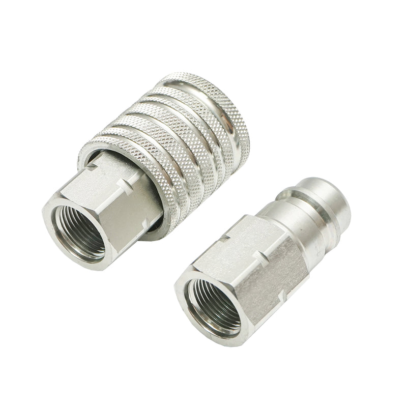 Valvola di passaggio maschio/femmina con raccordo M20×1,5 mm, con filettatura interna. Breckner Germany