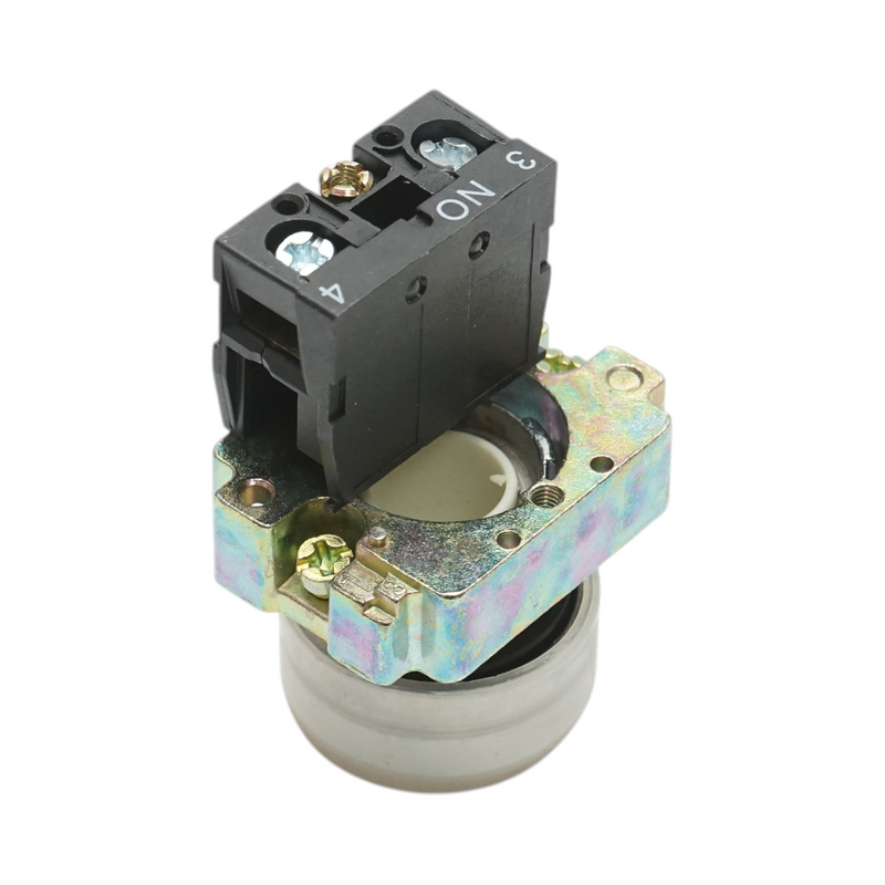 Pulsante di comando bianco con protezione IP65, 1NO, 400V/10A, LAY5 Breckner Germany
