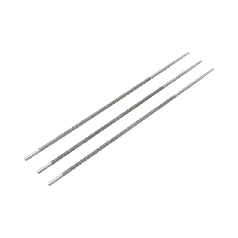 Set di 3 lime tonde per affilatura motoseghe, 4x200 mm (5/32 di pollice)