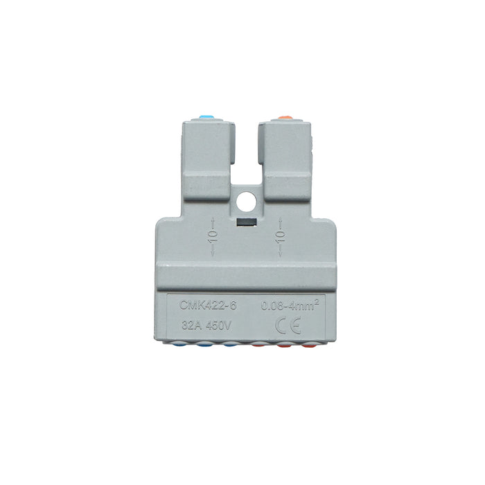 Connettore rapido per cavi 32A 450V, 8 poli 0,08-4mm Leader
