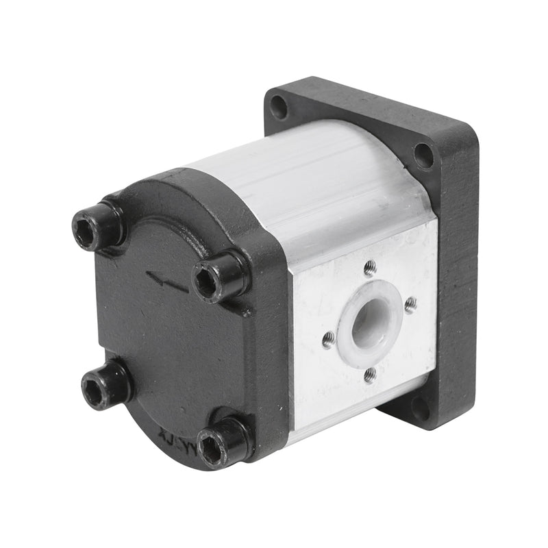 Pompa idraulica 15 cm³/giro, rotazione destrorsa, compatibile con trattori Fiat, New Holland e UTB. Riferimenti OEM: 5129486, 5169039, 5179728