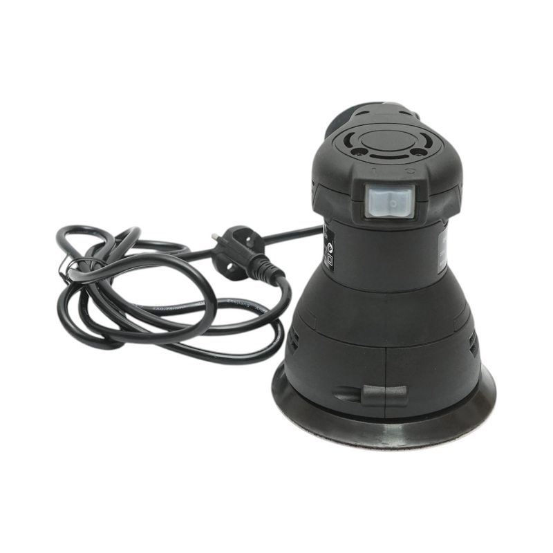 Levigatrice roto-orbitale professionale da 125 mm, 350 W, 220 V, sacchetto raccoglipolvere, 6 velocità (8.000–12.000 giri/min)