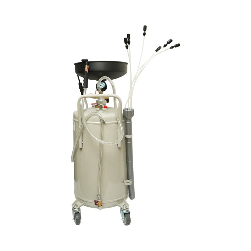 Unità di recupero olio da 80 litri con sistema di aspirazione e svuotamento pneumatico Breckner Germany