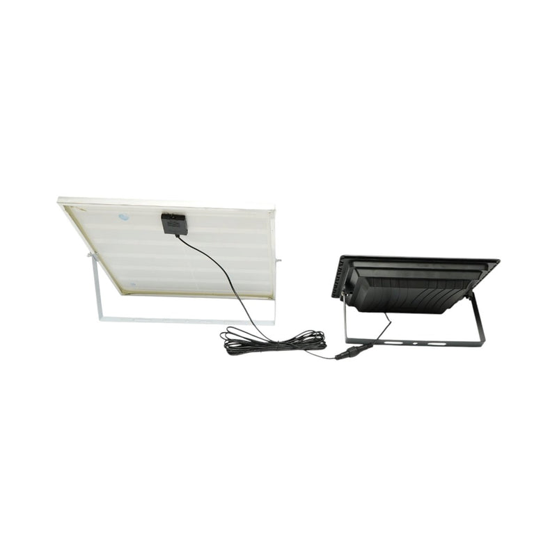 Faro LED da 200 W, 6500 K, con pannello solare da 15 W, batteria LiFePO4 da 10.000 mAh e telecomando (IP67) Breckner Germany