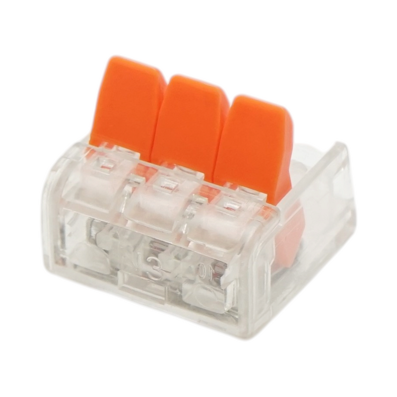 Connettore rapido per cavi elettrici 3 poli, 0,14-4 mm², 32 A, 450 V Longroad