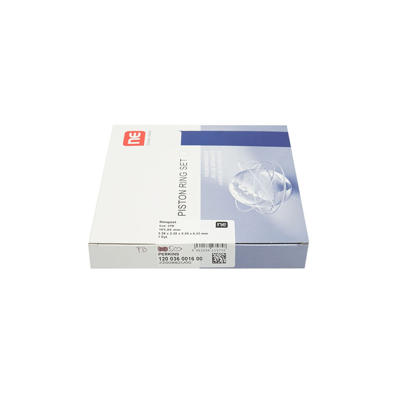 Set di fasce  NPR per motore Perkins, diametro 101 mm, 2,38x2,38x2,38x6,35 mm