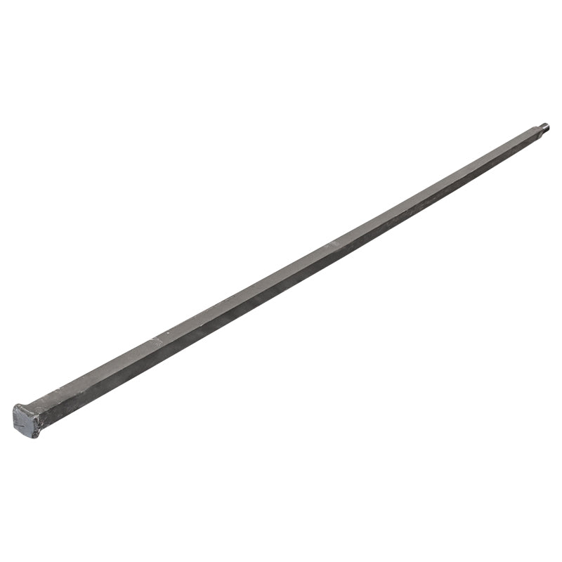 Asse quadro 40x40 per erpice a dischi, L=2500 mm, M36, C+F