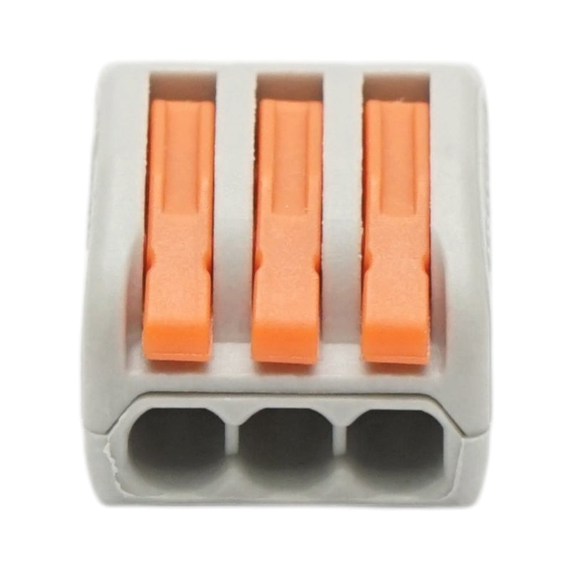 Connettore rapido per cavi elettrici 3 poli, 0,08-4 mm², 32 A, 250 V Longroad