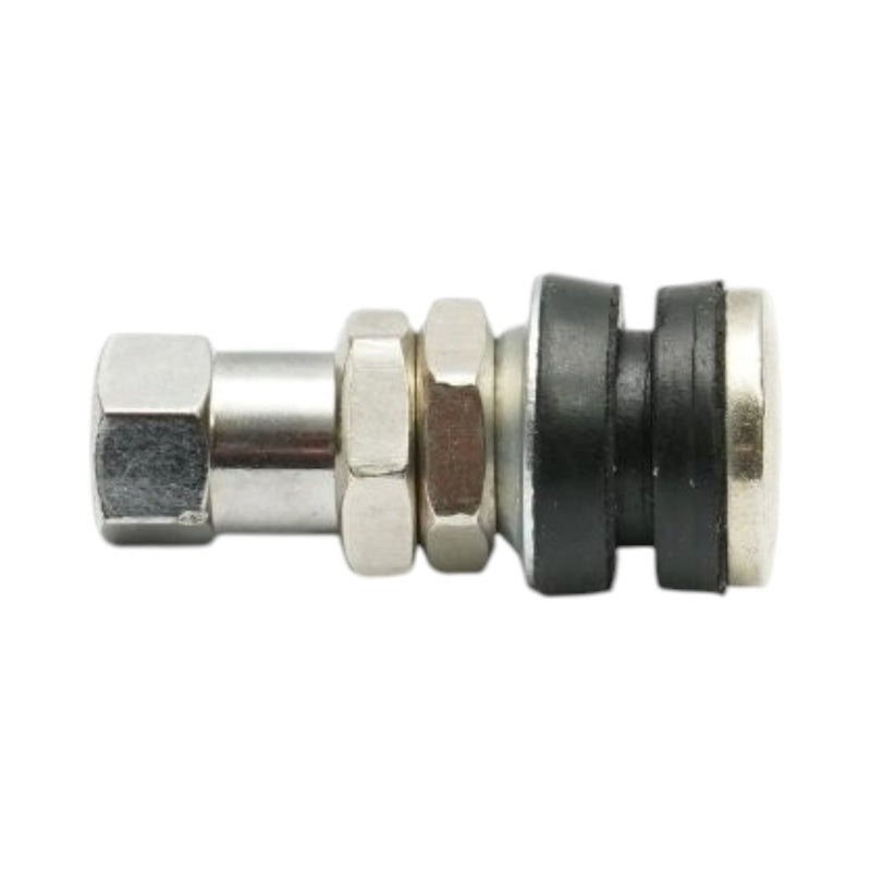 Valvola tubeless in metallo cromato da 32,5 mm (VAMD161) per moto, scooter ed e-scooter