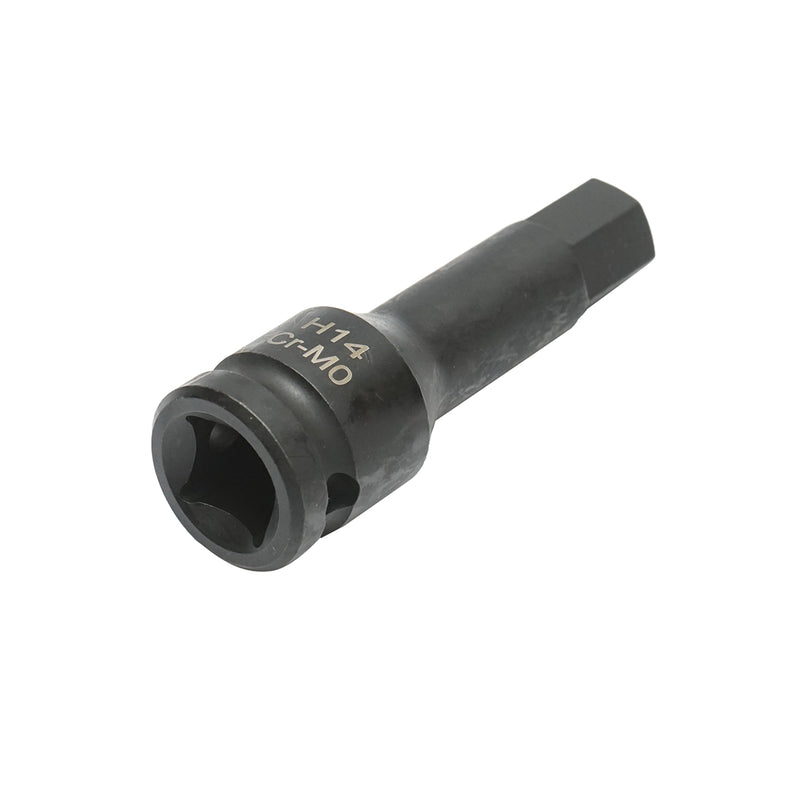 Chiave a bussola a impatto esagonale H14, 78 mm, quadrata 1/2 Cr-Mo