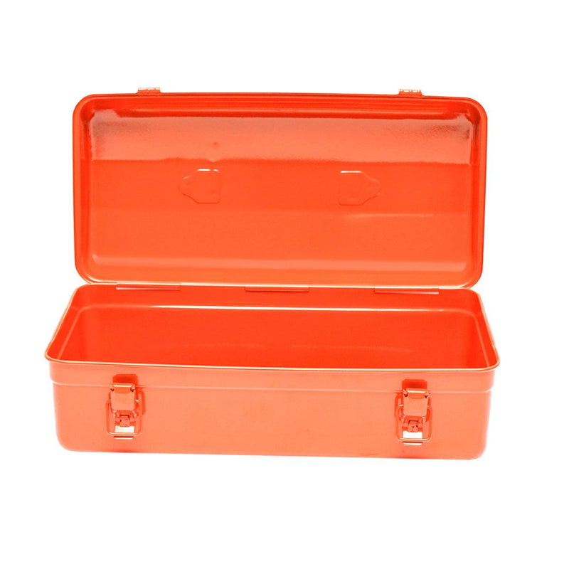 Cassetta degli attrezzi in metallo arancione 430x200x160mm, Cassetta portautensili in metallo