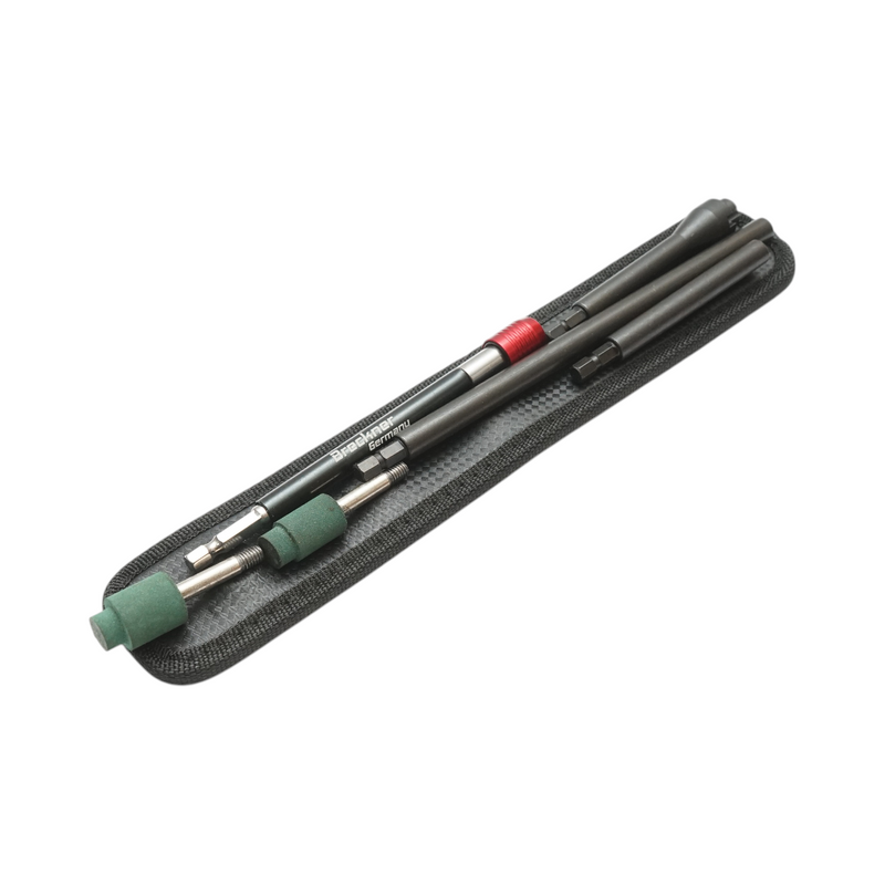 Set da 7 pezzi di utensili per la pulizia della sede valvola su cerchi tubeless per auto Breckner Germany