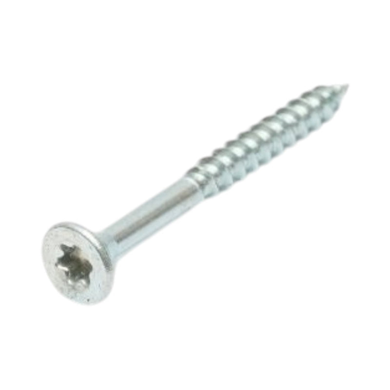 Vite autofilettante per legno 4x40 mm, testa svasata Torx TX20, acciaio zincato, 1000 pz/scatola