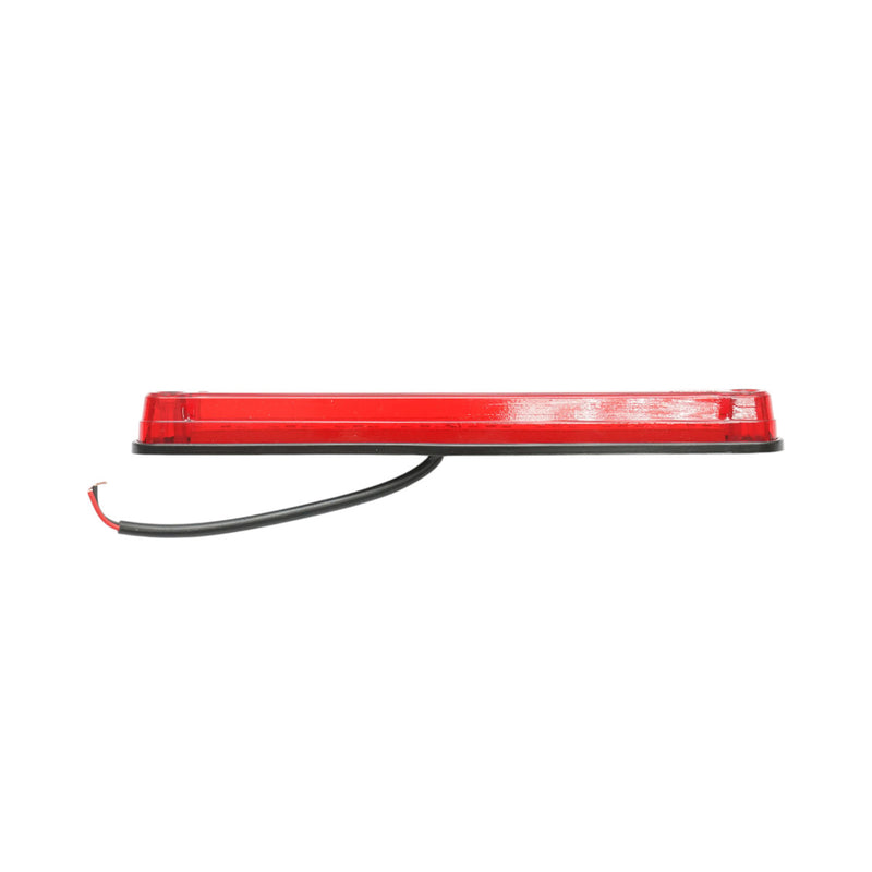 Luce di ingombro laterale a LED slim 12-24V rossa, 16 LED, 235x26,5x21 mm Breckner Germany