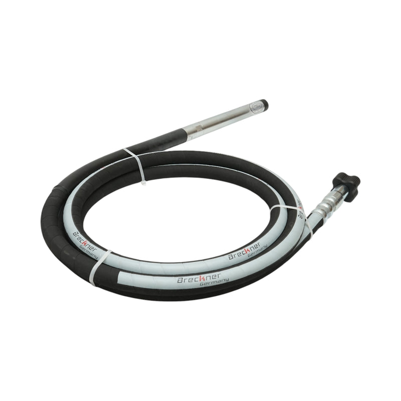 Testa vibrante eccentrica per calcestruzzo da 38 mm con albero flessibile da 5 m Breckner Germany