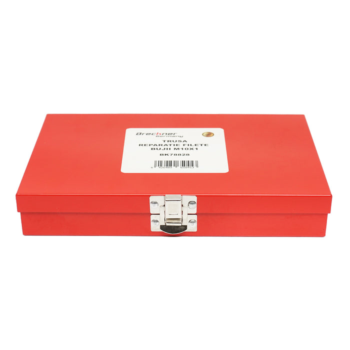 Set di riparazione filettature per candele, M10x1.0mm, 15 pezzi, Breckner Germany