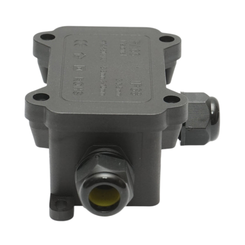 Scatola di derivazione stagna con pressacavi, 41 A 450 V CA, 3 ingressi (3–10 mm), IP68, Longroad