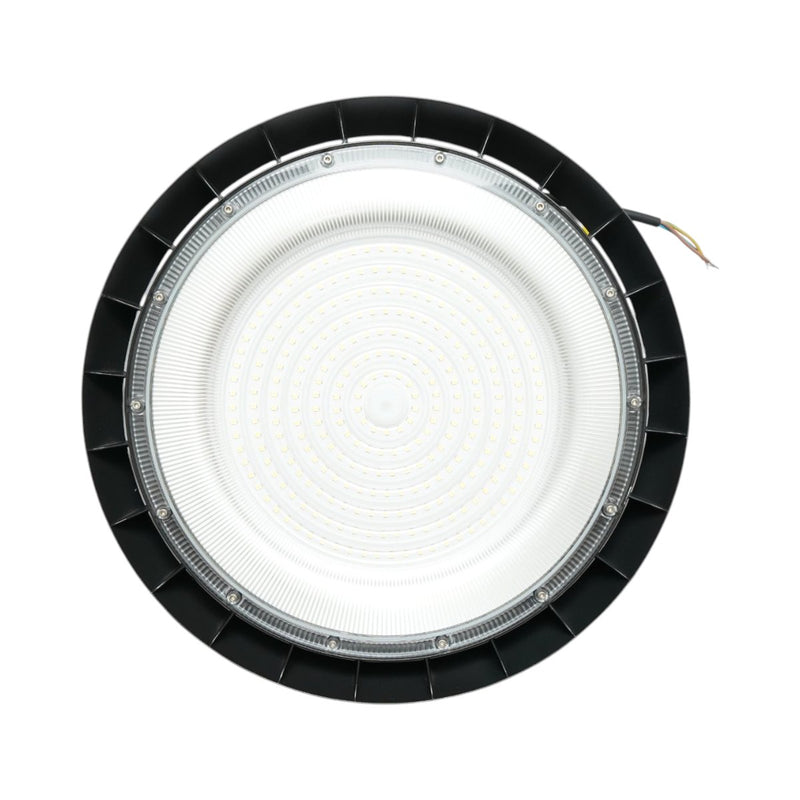 Lampada industriale a LED UFO High-Bay 200W, 100-265V, 6500K, 24000lm per capannoni e magazzini, 365x32mm, IP65 Breckner Germany