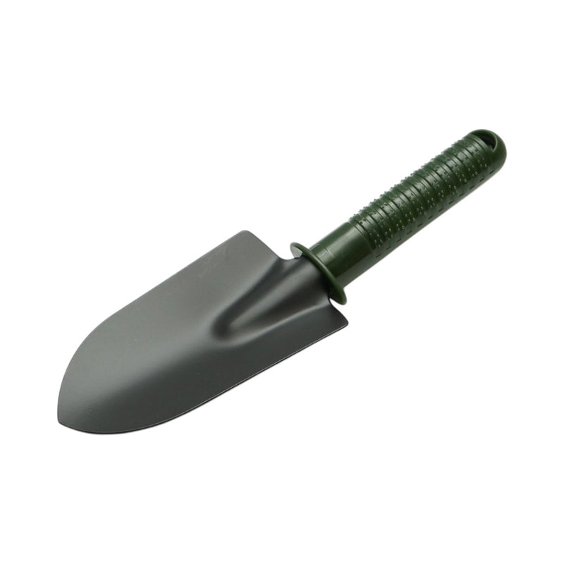 Set di 3 attrezzi da giardinaggio con paletta, trapiantatore, coltivatore e manici in plastica. Breckner Germany