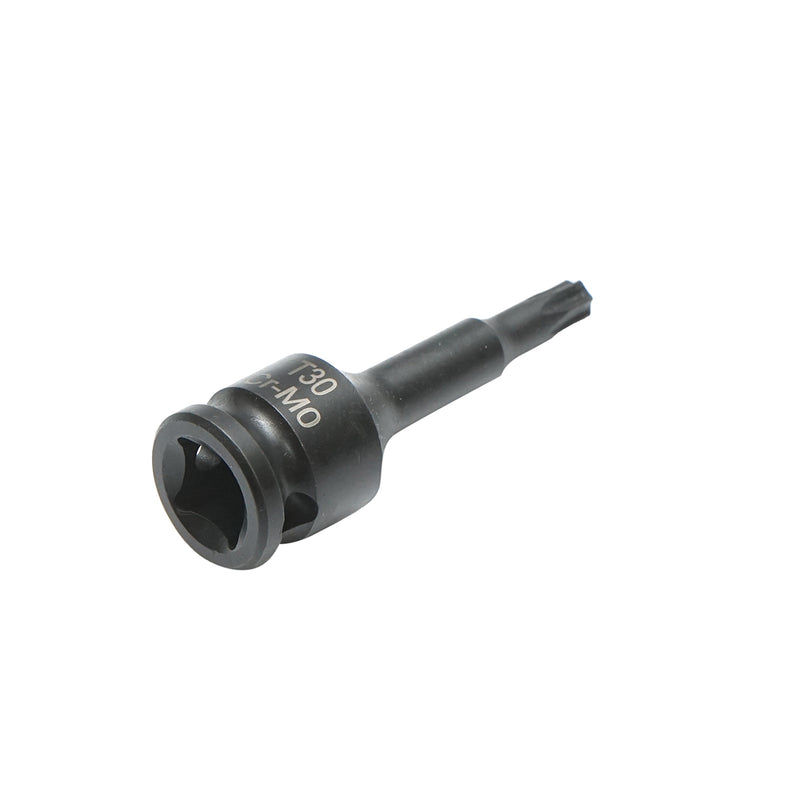 Chiave a bussola a impatto Torx T30, 60 mm, quadrata 3/8 Cr-Mo