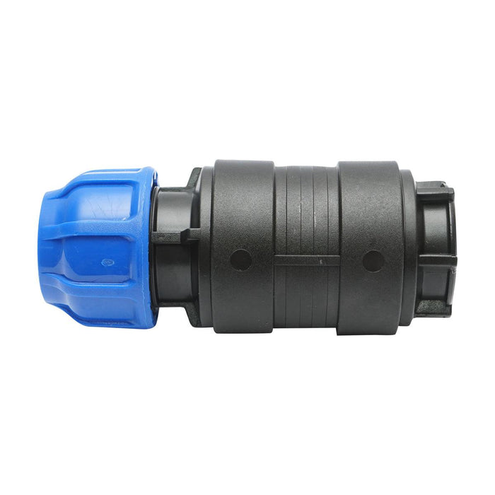 Valvola A Sfera per tubi irrigazione a goccia PN10-32mm X 1/2", Rubinetto per Tubi Nastro di irrigazione a Goccia, Valvola A Sfera per sistemi di irrigazione a goccia PN10-32mm X 1/2"