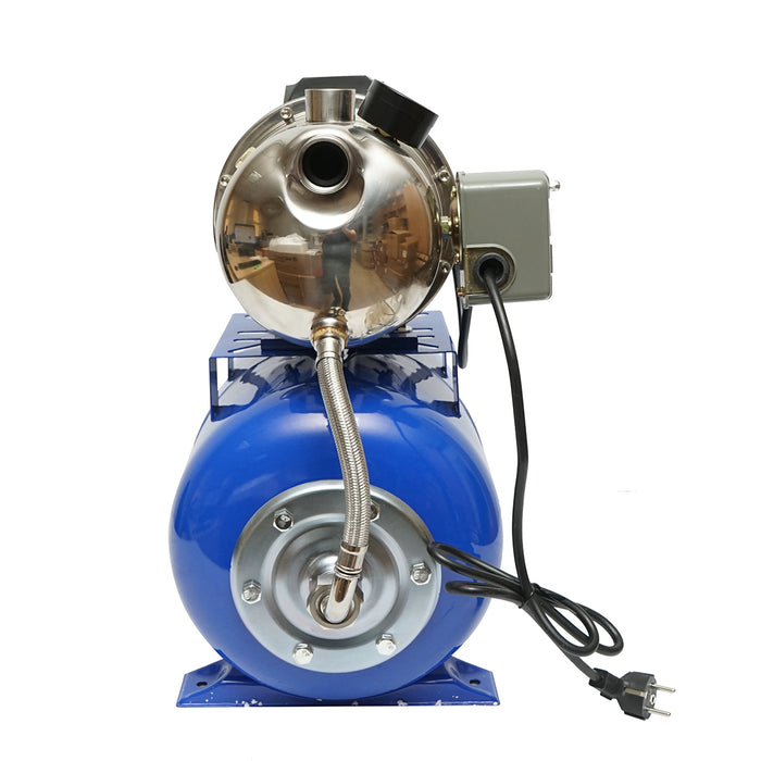 Idroforo acqua 550W 220V, portata 45 L/min, H35m, serbatoio 24L, velocità 2850 r/min AUTOJS80S Breckner Germany