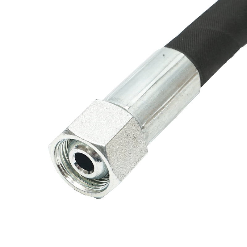 Tubo ad alta pressione 2SN DN10 con raccordi pressati idraulicamente, L = 600 mm (riduzione M20x20)