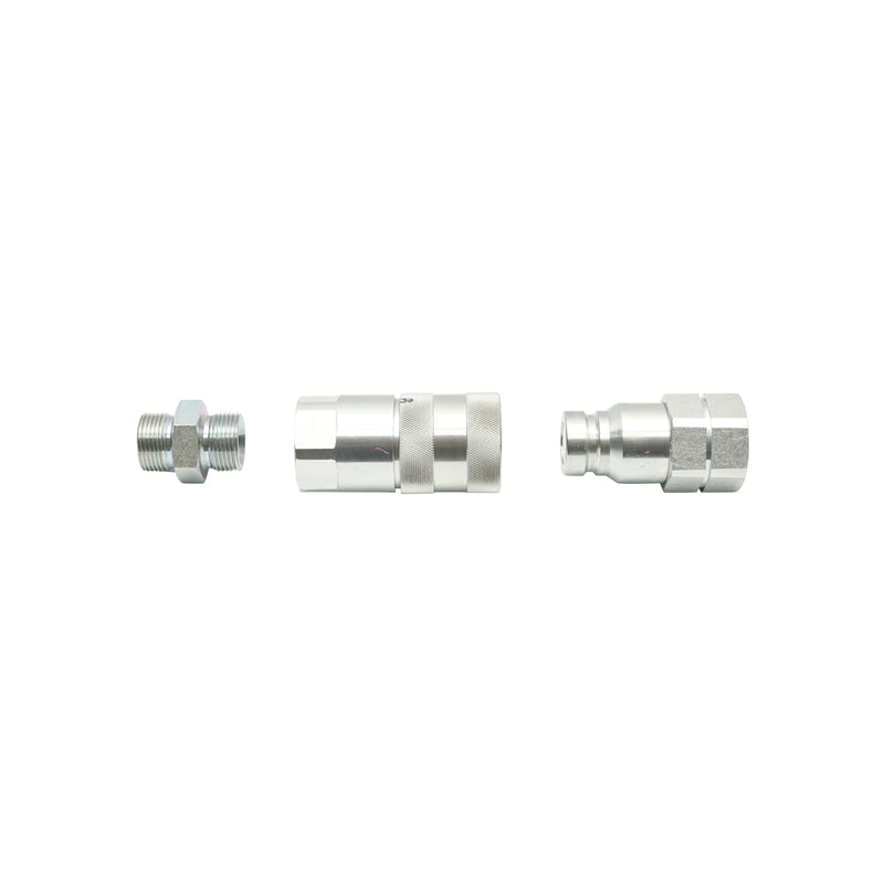 Set di raccordi a innesto rapido da 1 pollice (femmina + maschio), adattatore diritto, 93x45x48 mm