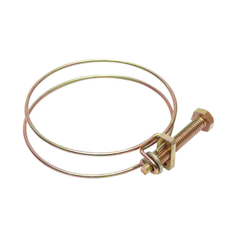 Fascetta stringitubo in filo metallico da 60-65 mm con vite M6x60 mm Breckner Germany