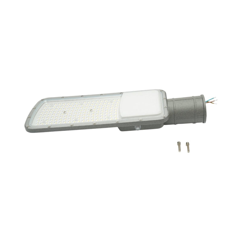Lampione stradale LED da 100 W, 100-265 V, 6500 K, 14000 lm, montaggio su palo, 445x155x45 mm, IP66 Breckner Germany