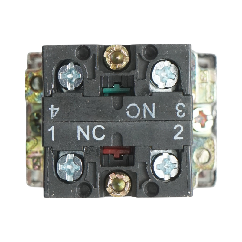 Pulsante di comando biconvesso 1NO+1NC, 400V/10A, LAY5 IP40 Breckner Germany
