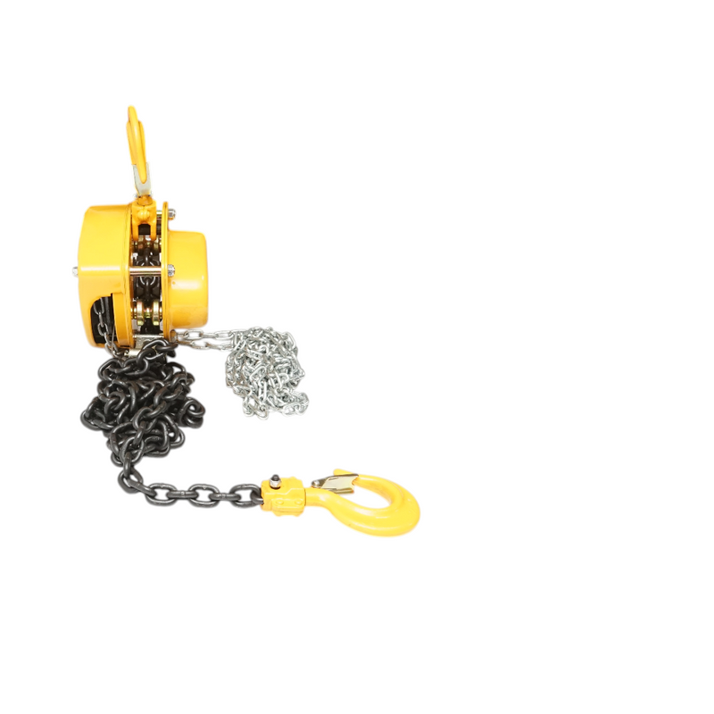 Paranco manuale a catena da 3 m, portata massima 2000 kg, gancio di sicurezza da 2 t Breckner Germany