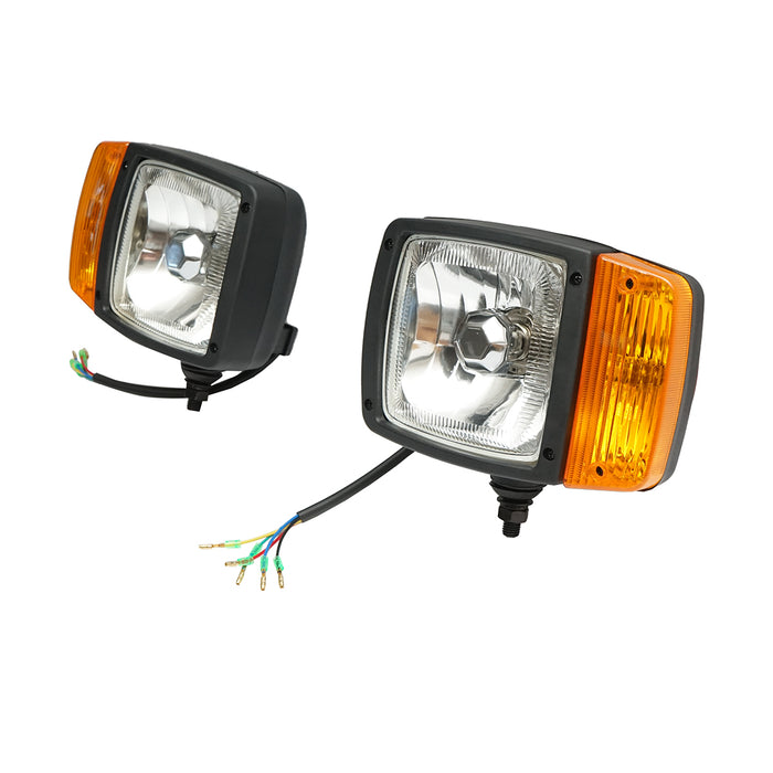 Set di lampade tipo faro con indicatori di direzione destro e sinistro 12V HR-A-023 Breckner Germany