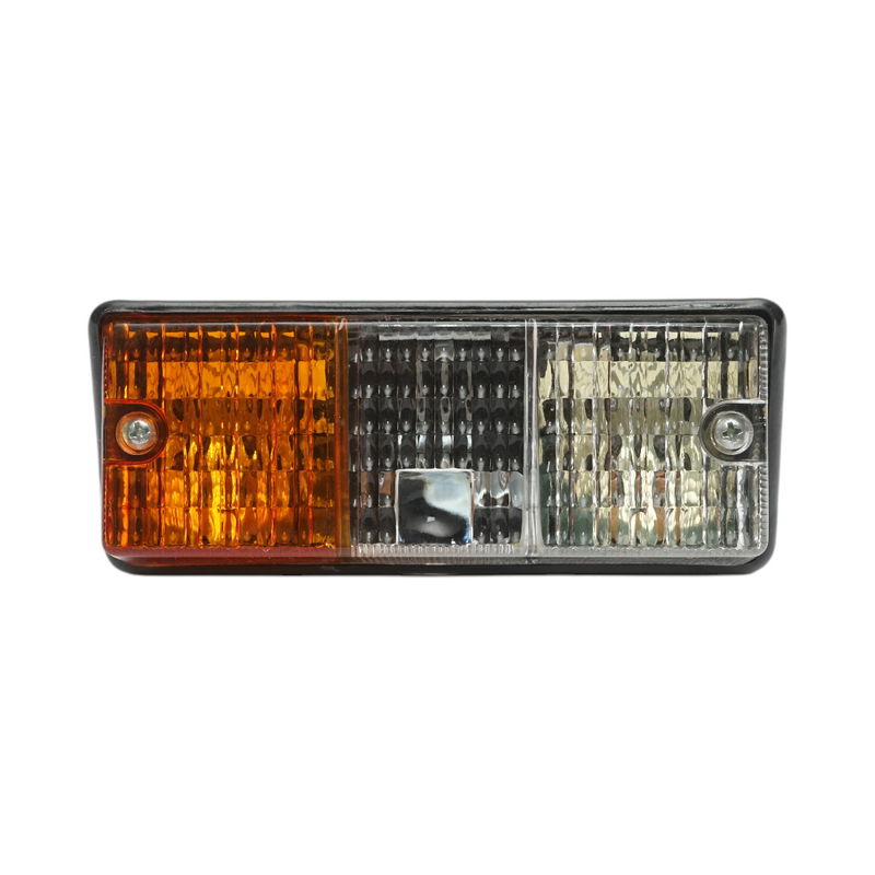 Set di indicatori di direzione anteriori e luci di posizione a 12V (sinistro/destro) per Deutz-Fahr, codice OEM 11002402A